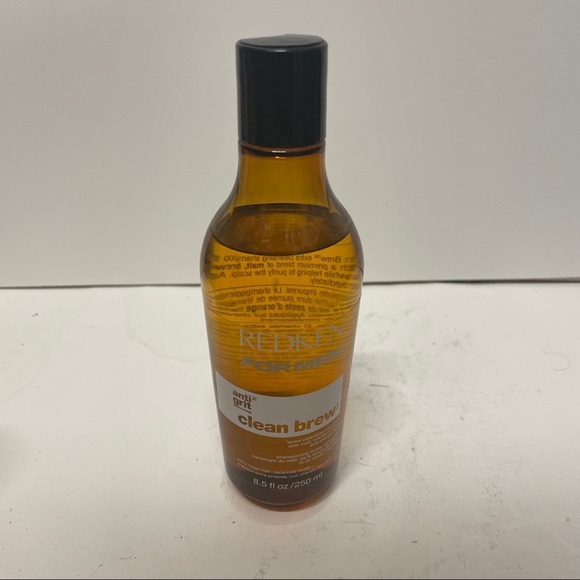 Other - Redken for Men Anti Grit Clean Brew Extra Cleansing Shampoo 8.5 OZ HTF